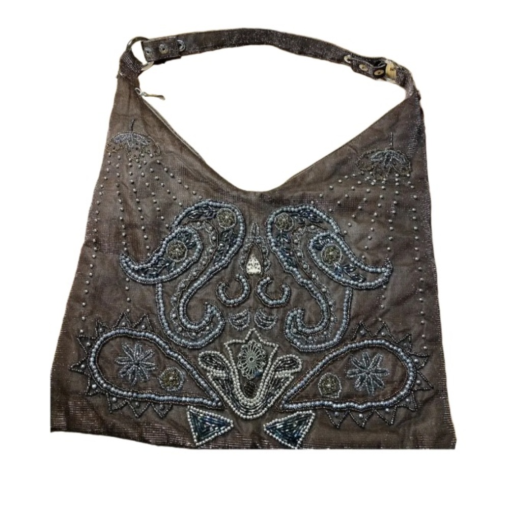 New Aldo Beaded Hobo Shoulder Bag - Picture 8 of 9